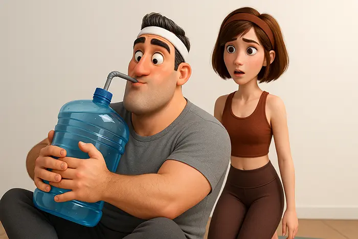 Nebezpečenstvo pitia príliš veľkého množstva vody